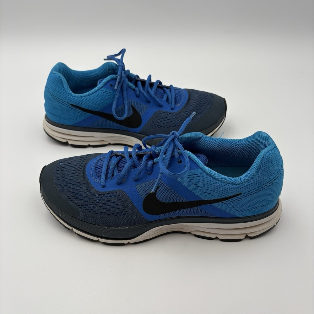 Nike Air Zoom Pegasus 30ā Blue Black Running Shoes 599205-415 Mens Size 10